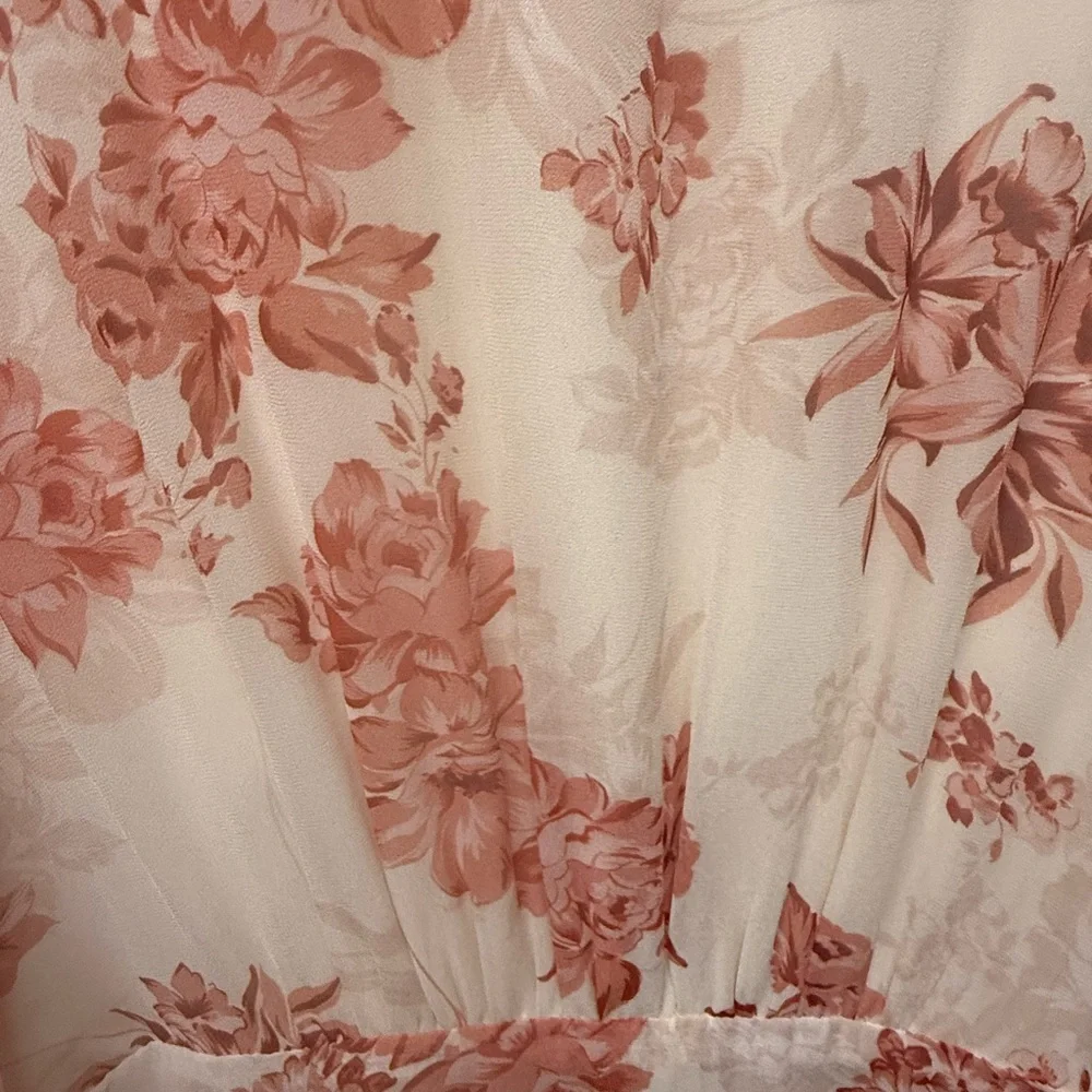 Baltic Born Floral Long Sleeve Dress in Pink and Red - Picture 11 of 16